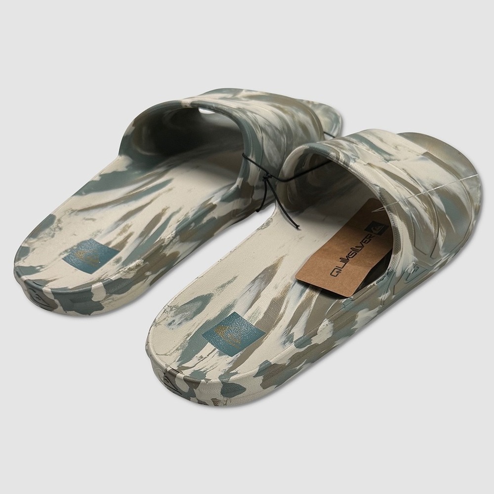 Quiksilver Cloudbreak Slim Slide Sandals - NWT Mens 13 Multicolor - #49638-L3 - Picture 3 of 5